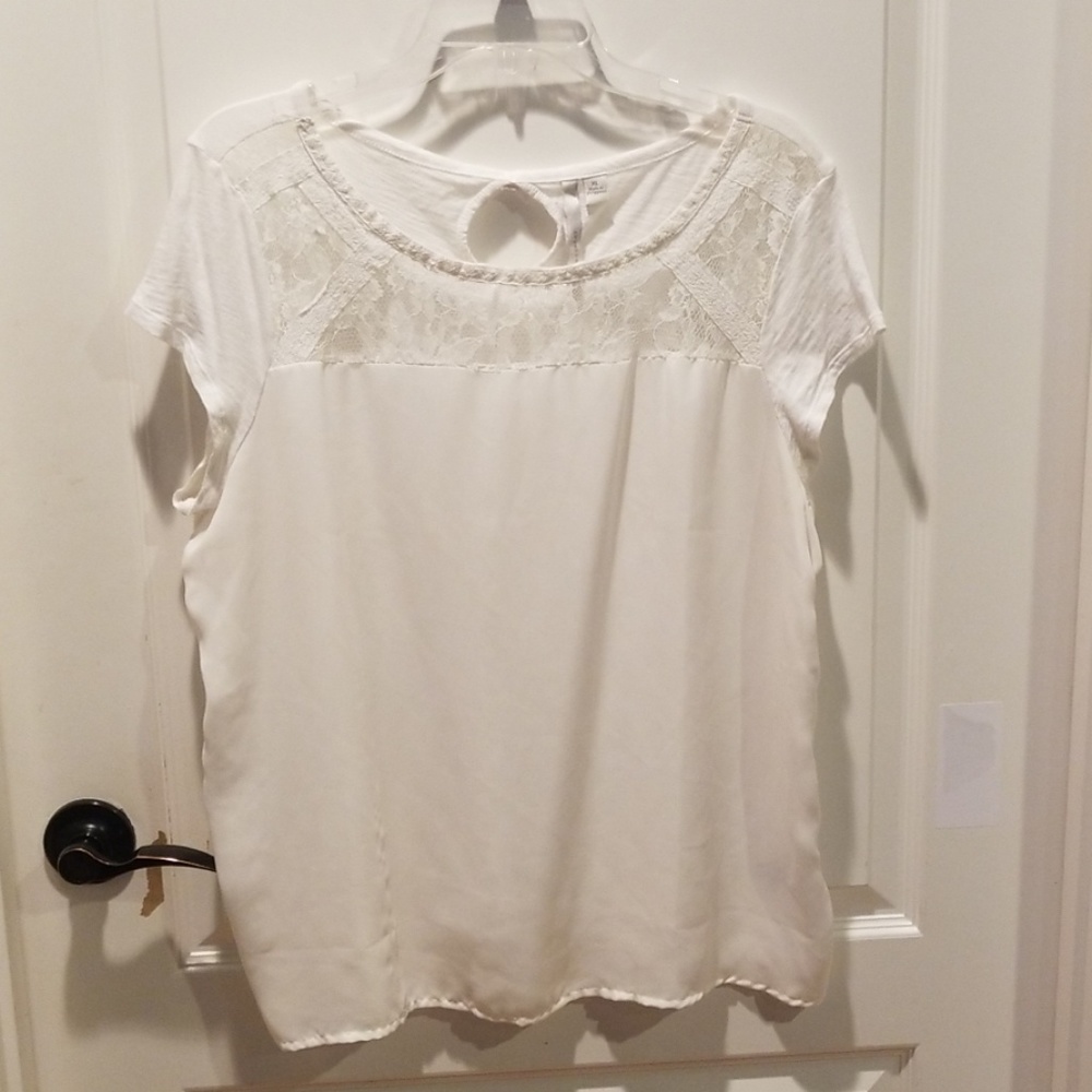 Mixed media top